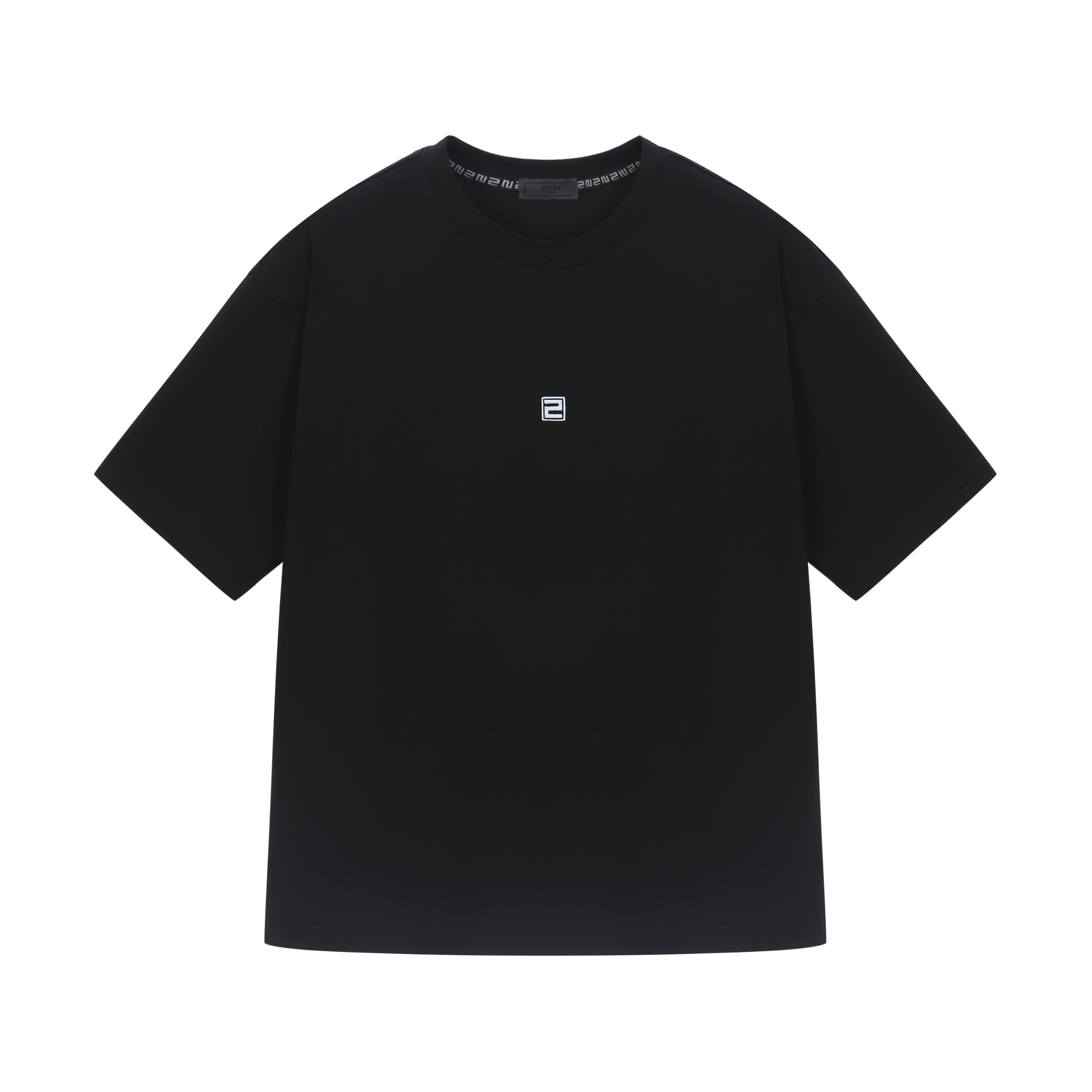 ㄹ ICON 로고 티셔츠 블랙